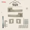 DOMINO Türgriff Drückergarnitur PZ - Profilzylinder Set | Produktbild-Vorschau 9