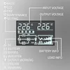 Qoltec UPS 10kVA, 10000W, PF1.0 LCD, EPO, USB, On line Anteprima dell’immagine prodotto 8