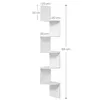 VASAGLE Bücherregal mit 5 Ebenen 126cm Regal aus Holz Produktbild-Vorschau 5