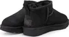 A pair of black Ugg boots on a white background. Voir les images du produit