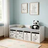 Panchina per bambini Relaxdays con vano portaoggetti, A x L Anteprima dell’immagine prodotto 2