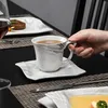 Bordenset – 12 Personen – 60-teilig – Marmerlook Keramik – Produktbild-Vorschau 2