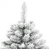vidaXL Künstlicher Weihnachtsbaum Klappbar Beschneit 150 cm Produktbild-Vorschau 3