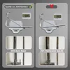 Comparison of two shower systems, highlighting quality differences. Produktbild-Vorschau