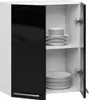 Pensile da cucina 60 cm VERMINA - bianco / nero lucido Anteprima dell’immagine prodotto 2