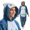 Piżama Onesie Kigurumi Kostium Przebranie Sowa XL: Podgląd zdjęcia produktu 1