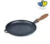 Pfannkuchenpfanne Gusseisen mit Holzgriff - ø 24 x 2,5 cm - Produktbild-Vorschau 1