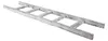 Holzleiter Altländer Art 165cm Neu Shabby weiss Produktbild-Vorschau 1