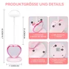 LED-Schreibtischlampe,3-stufige süße rosa Lampe mit Produktbild-Vorschau 2