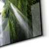 DEQORI Glasbild Echtglas 3x50x100 cm 'Höchster Wasserfall Produktbild-Vorschau 5