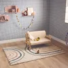 sweeek - Indoor Kinderteppich Regenbogenmuster, cremefarben Produktbild-Vorschau 5