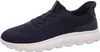 A single navy blue Geox sneaker with a white sole is shown against a white background. Voir les images du produit