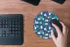 MuchoWow® Mauspad Mousepad Winter - Stadt - Nacht - Muster Produktbild-Vorschau 5