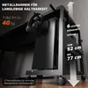 PC Tower Ständer mit Rollen, höhenverstellbar 52–77 cm, 2 Produktbild-Vorschau 3