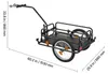 VEVOR Fahrradanhänger Lastenanhänger 2-in-1 Handwagen mit Produktbild-Vorschau 9