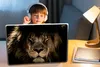 MuchoWow® Laptop Aufkleber Sticker Cover Löwe - Tiere - Produktbild-Vorschau 3