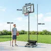 Basketballkorb Outdoor 135-305cm schnell Höhenverstellbar Produktbild-Vorschau 3
