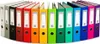 A row of colorful binders arranged in a semi-circle on a white background. Náhled obrázku produktu