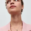 PANDORA Nadčasový náhrdelník pro ženy ze stříbra 925 se Náhled obrázku produktu 5