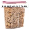4er set,Schüttdosen 2 Liter, transparent mit Klappdeckeln Produktbild-Vorschau 5