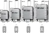Set di valigie Zelsius 4 pezzi, grigio, valigia da viaggio Anteprima dell’immagine prodotto 2