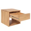 Krok Wood Nachttisch Jana aus Eiche Massivholz, geölt, mit Produktbild-Vorschau 6