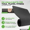 Tunturi Dicke Yogamatte 8mm - Rutschfest Gymnastikmatte  - Produktbild-Vorschau 2