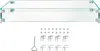 SucceBuy Pare-vent pour foyer, 96,5 x 26,7 x 15,2 cm Voir les images du produit 1