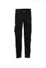 A pair of black cargo pants is shown against a white background. Produktbild-Vorschau