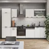 Vicco Küchenzeile R-Line, 300 cm ohne Arbeitsplatte, Weiß Produktbild-Vorschau 5
