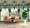 Vlies fototapete Nebelwald Säulen 300x210 cm Feeby Beige Produktbild-Vorschau 2