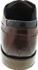 The back view of a brown leather shoe. Produktbild-Vorschau