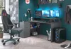 trendteam Büro Büromöbel Gamer Anthrazit matt Melamin Produktbild-Vorschau 11