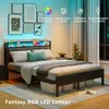 Flieks postel pro mládež 140x200cm s funkcí nabíjení (USB a Náhled obrázku produktu 6