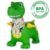 JAMARA Hüpftier Dino mit Flügel HoppyDoo grün mit Pumpe Produktbild-Vorschau 1