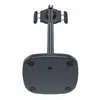 A black desk stand for a mobile phone, viewed from underneath. Produktbild-Vorschau