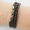 Lederkette Lederband Herren Halskette Schwarz Braun 17-100 Produktbild-Vorschau 3