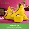 Green Bean® XXL Riesensitzsack 140x180cm + Hocker Produktbild-Vorschau 3