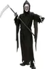 Kostüm Grim Reaper Fetzen Totenkopf Halloween, Groesse:140 Produktbild-Vorschau 5