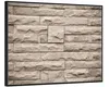 Wallario Wandbild Steinwand grau-braun, Größe: 40,30 x Produktbild-Vorschau 2