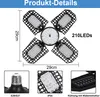 Faltbar E27 LED Pflanzenlicht 120W Vollspektrum Gewächshaus Produktbild-Vorschau 5