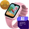 Garett Kids Vibe AI 4G smartwatch rosa Anteprima dell’immagine prodotto 1