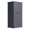 DEGAMO Gartenschrank LÜBECK 90x65x187cm, Stahl verzinkt Produktbild-Vorschau 8