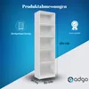Wąski regał RAUNO - 80 cm, biały Podgląd zdjęcia produktu 8