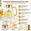 Caraffa da 2,2 l con motivo a rombi in vetro borosilicato, Anteprima dell’immagine prodotto 11