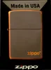 Zippo Benzin-Feuerzeug Rustic Broonze Zippo Logo 60006257, Produktbild-Vorschau 7
