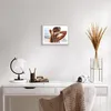 Gerahmtes Poster - Weißer Rahmen - Haare Frau Strand - Produktbild-Vorschau 6