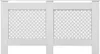 vidaXL Heizkörperabdeckung Weiß 152x19x81,5 cm MDF Produktbild-Vorschau 11