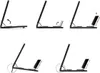 A series of diagrams showing how to set up and use a phone screen magnifier. Náhled obrázku produktu