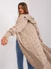 Badu Strickjacke für Frauen Arthwywlwyd dunkelbeige Produktbild-Vorschau 2
